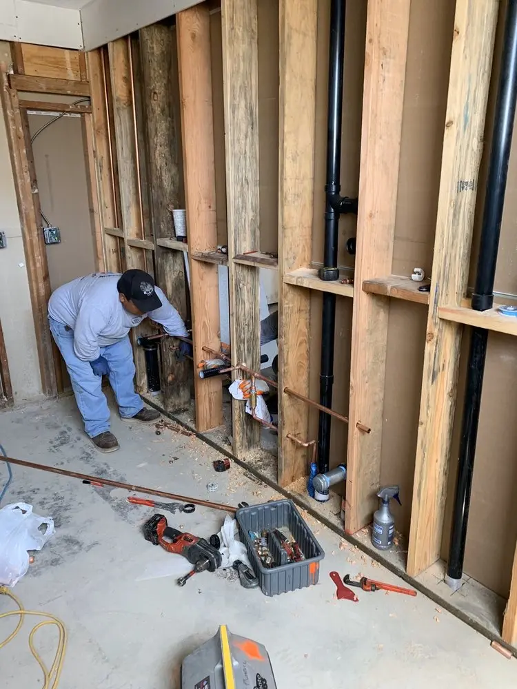 Commercial rough-in plumbing for Water Heater Replacement in Rivermoor